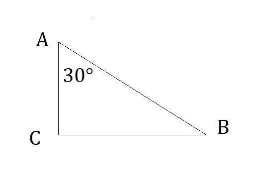 In right △ABC , the right angle is at C, m∠A=30 degrees , and AC=7√5 units. What is-example-1