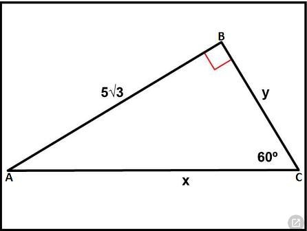 Use the ratio of a 30-60-90 triangle to solve for the variables. Leave your answers-example-1