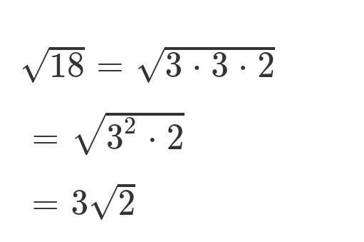 How do you simplify√18 ?-example-1