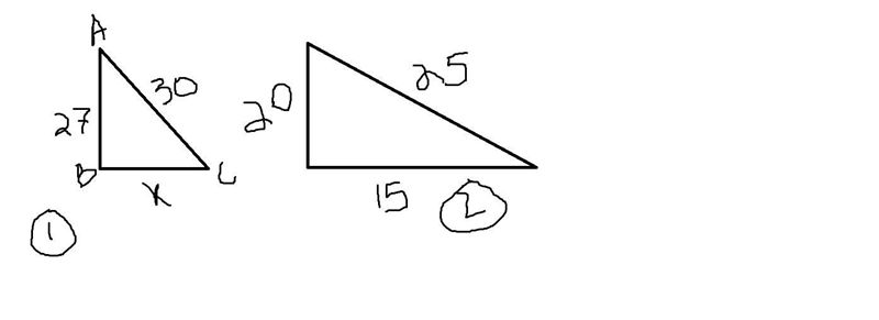 . The two triangles P and P' shown below are similar. (a) If the area of triangle-example-1