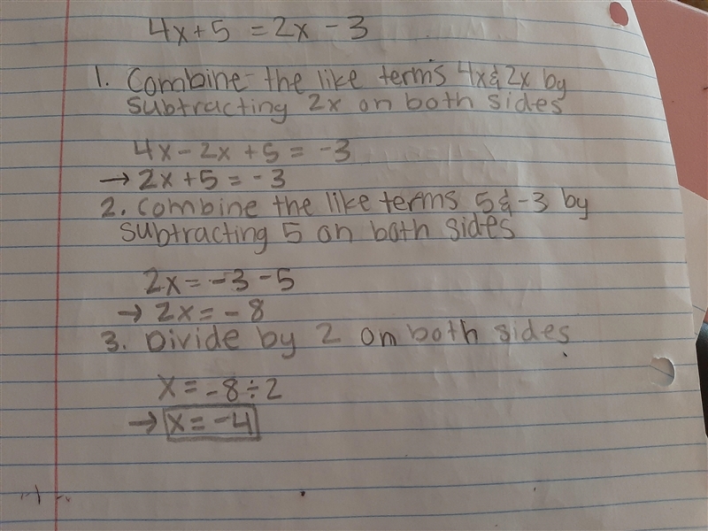 4x+5=2x-3 PLS ANSWER-example-1