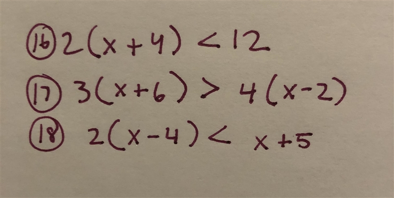 Define a variable, write an inequality, and solve each problem. Check your solution-example-1