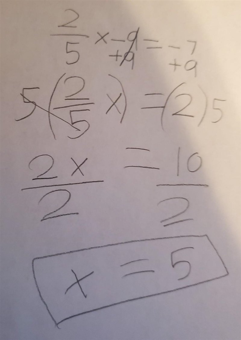 Solve the equation for X (If possible please show work)-example-1