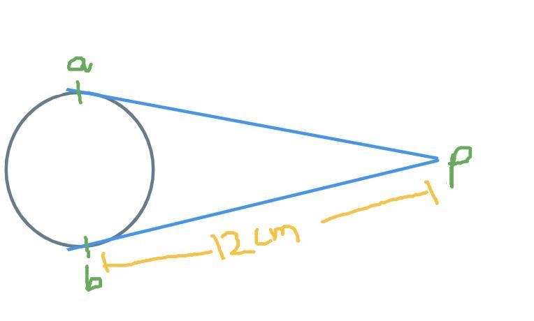 Let segments a p and b p be tangent segments. what is the length of segment a p if-example-1