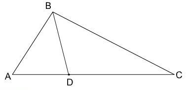 50. In the figure above, ABC is a triangle in which AD = BD = CD. the angle ABC is-example-1