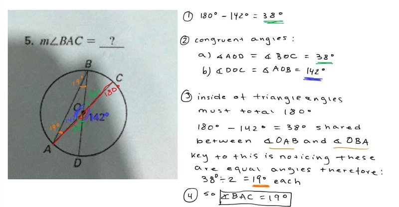 Solving for angles - Geometry-example-1