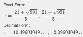 Solve the following equation for x 0.5(x-8)=0.2x+11-example-1