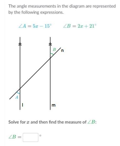 The angle measurements in the diagram are represented by the following expressions-example-1