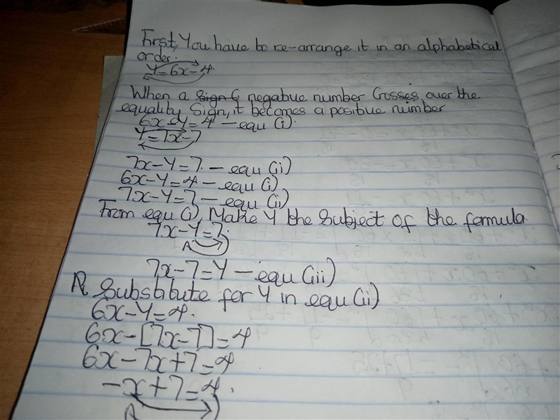 Use the substitution method to solve the system of equations. Choose the correct ordered-example-2