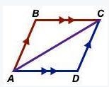 ∠BCA ≅ ∠DAC and ∠BAC ≅ ∠DCA by: the vertical angle theorem. the alternate interior-example-1