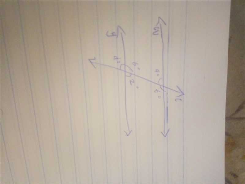 List the names and measures for pairs of same-side interior angles. Then find the-example-1