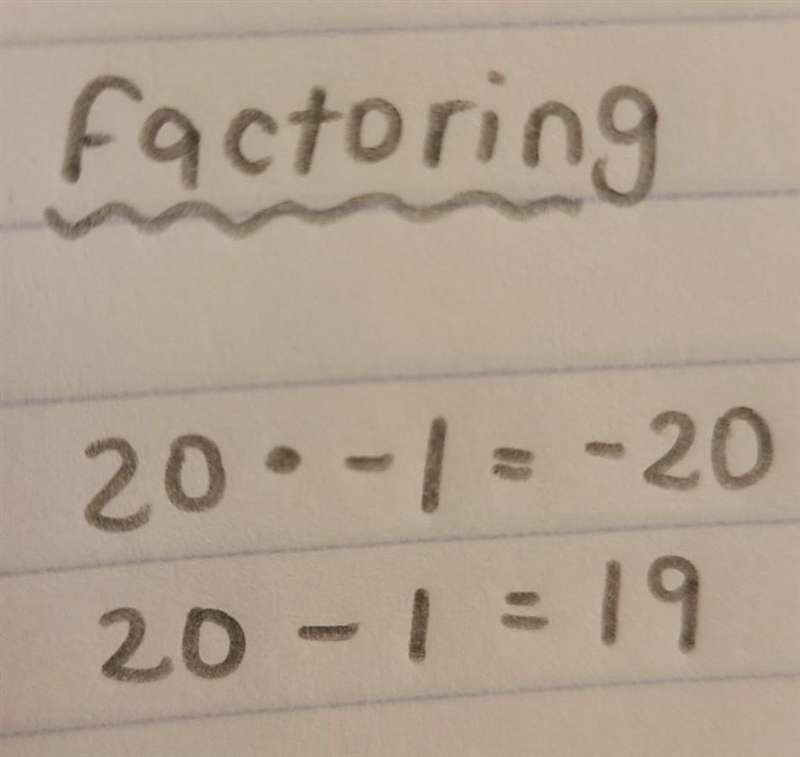 I need help. So to get -20 you are supposed to multiple the two numbers we don’t know-example-1