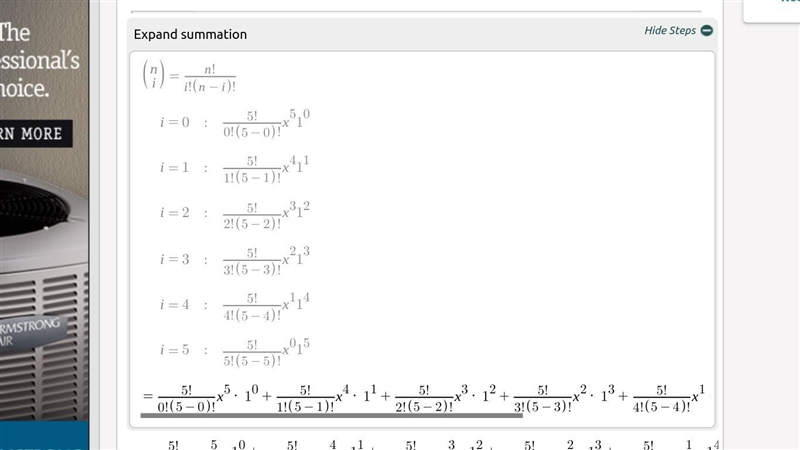 What is the binomial of (x+1)^5?-example-1