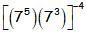 Which power does this expression simplify to? Left-brace (7 Superscript 5 Baseline-example-1