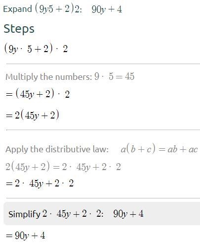 Expand and combine like terms (9y5+2)2 What’s the answer-example-1