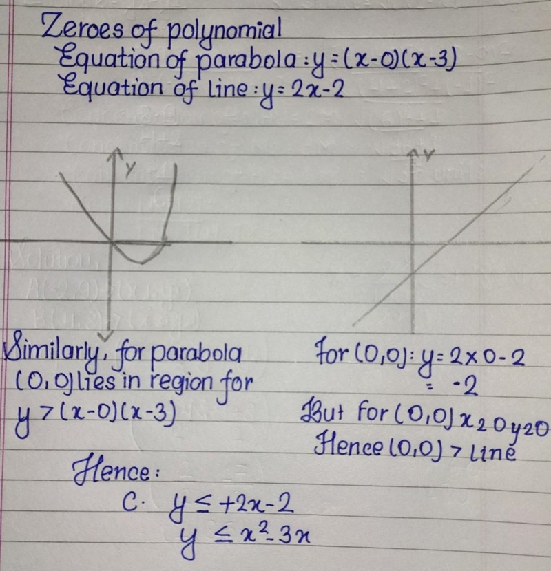 Which system of inequalities is shown in the graph-example-1