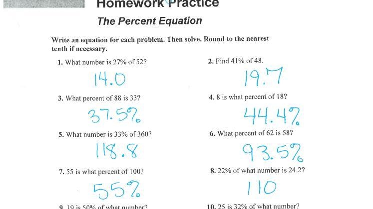 Write an equation for each problem. Then solve. Round to the nearest tenth if necessary-example-1