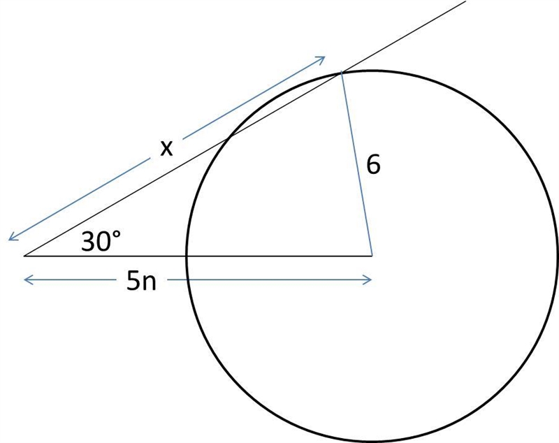 Two pathways meet at 30° to each other. One pathway has lighting and the other does-example-1