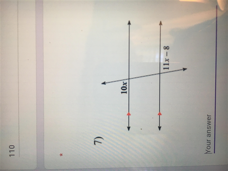 PLEASE help find measure of angle - TEst review today-example-1