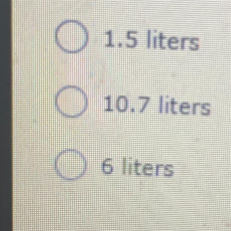 Mix 3 liters of water with 4 lemons to make lemonade. How many liters of water are-example-1