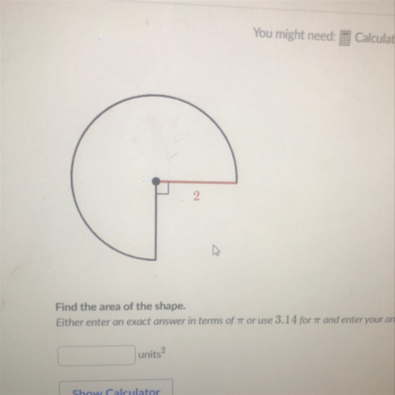 Find the area of the shape-example-1