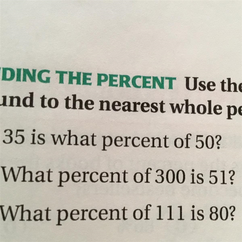 35 is what percent of 50-example-1