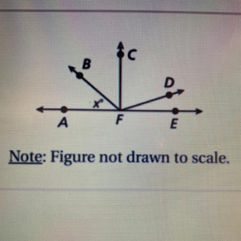 If BFD and AFC are right angles and m CFD = 72°, what is the value of x? 18 36 108 72-example-1