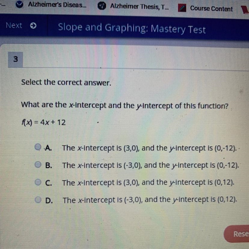 What are the x intercept and the y intercept of this function-example-1