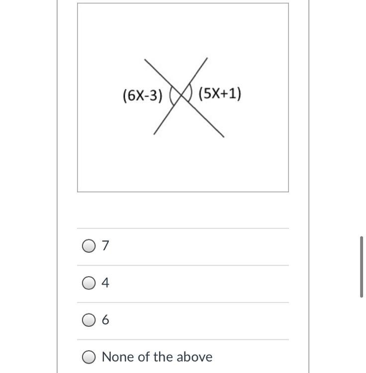 Find the value of X in the figure-example-1