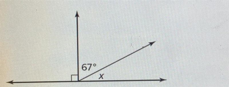 What is the measure of Zx in the diagram shown below? A 23° B 33° С 113° 157°-example-1