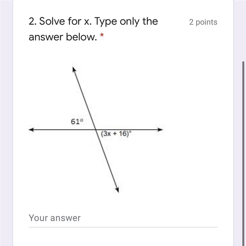 Solve for x. Type only the answer below.-example-1