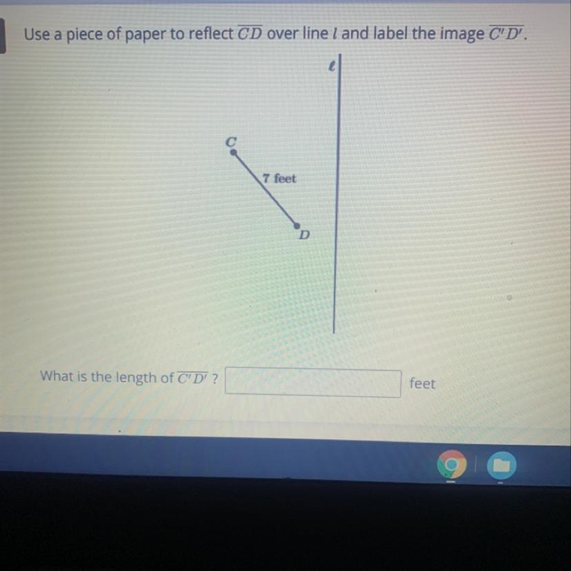 What is the length of C'D' ? feet-example-1