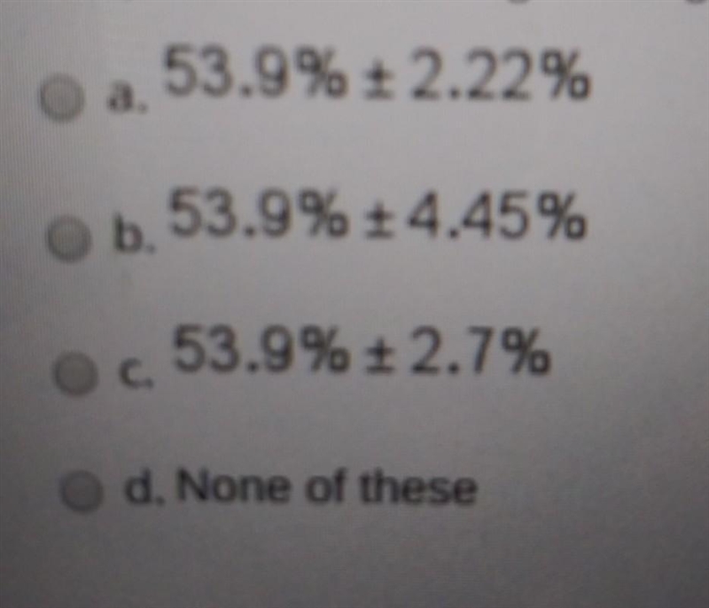 in a Gallup youth survey done in 2000, 501 randomly selected American teenagers were-example-1