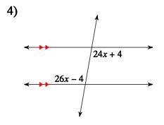 First Identify the Angle relationship, then solve for x.-example-1