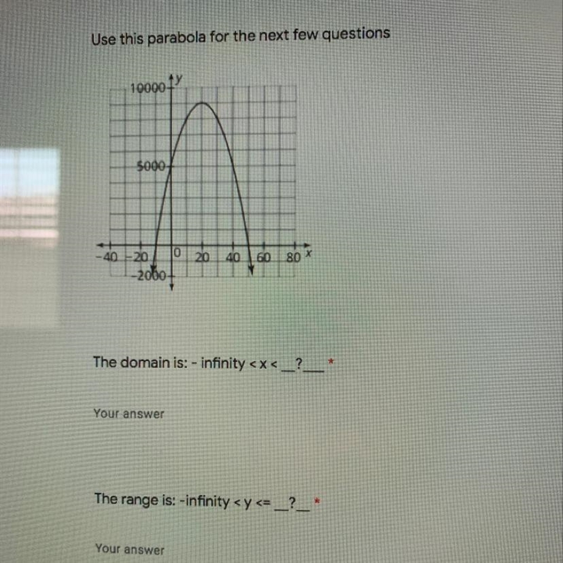 The domain is: - infinity-example-1