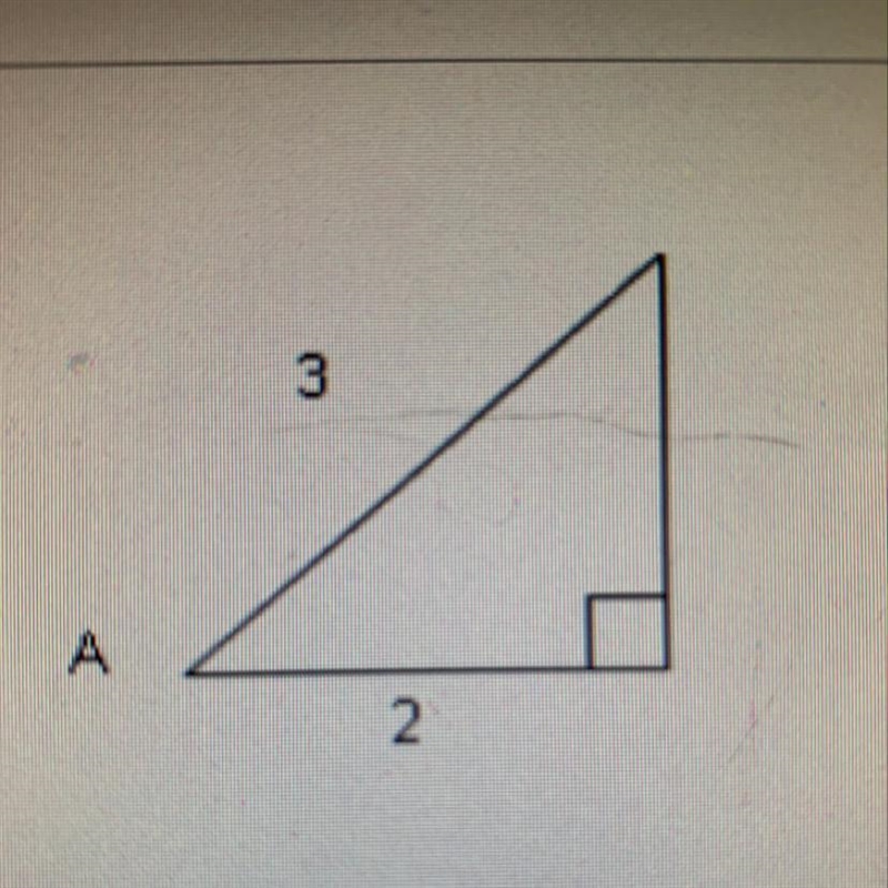 Find angle A in the following triangle. A. 50.67 B. 49.23 C. 48.19 D. 51.89-example-1