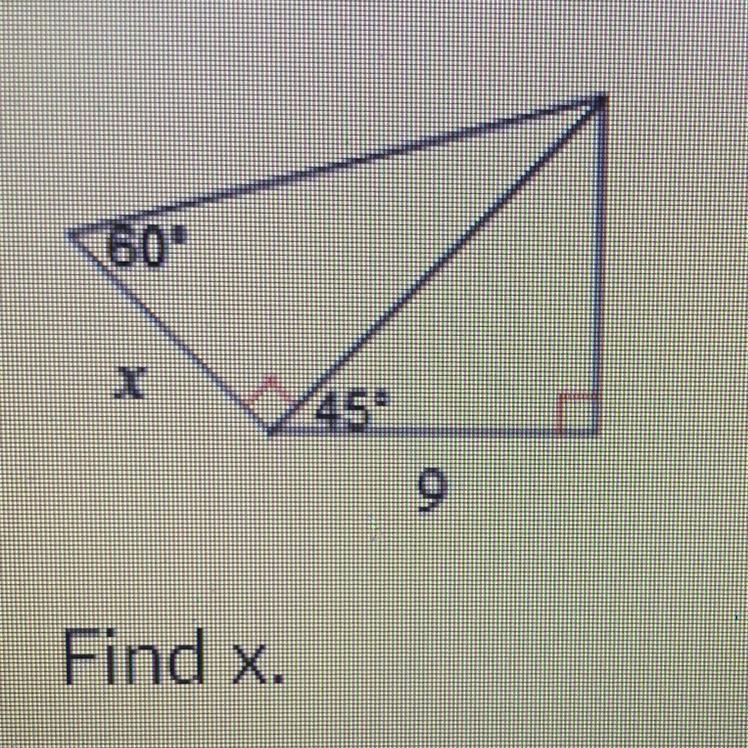 Find x. PLEASE HELP!!!-example-1