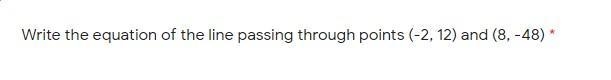 What's the equation of these points in slope.-example-1