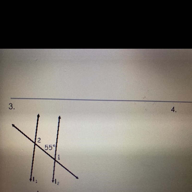 Need to find the angles of <1 and <2.-example-1