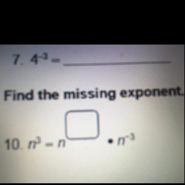 Find the missing exponent.-example-1