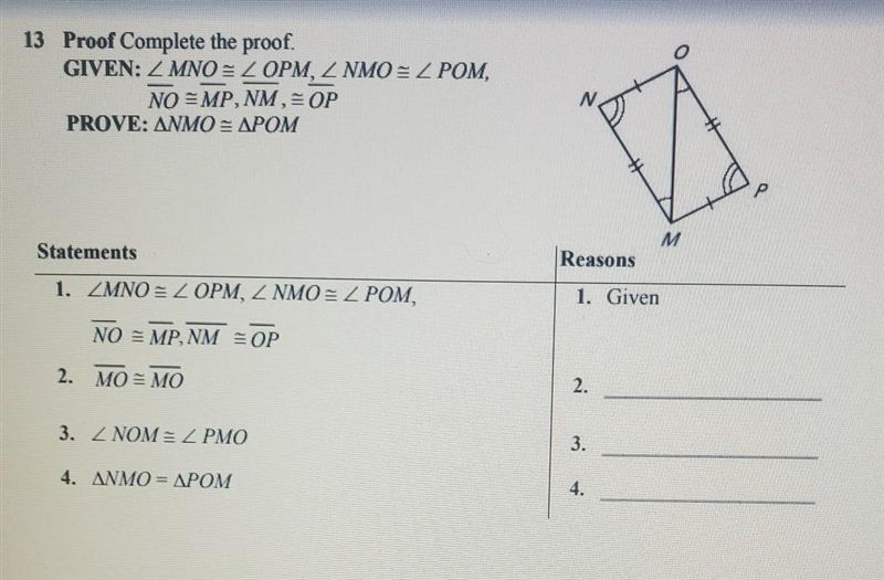 TRIANGLE CONGRUENCE, HONORS GEOMETRY ​-example-1