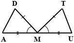 Prove if possible that the following pairs of triangles are congruent. Write the complete-example-1