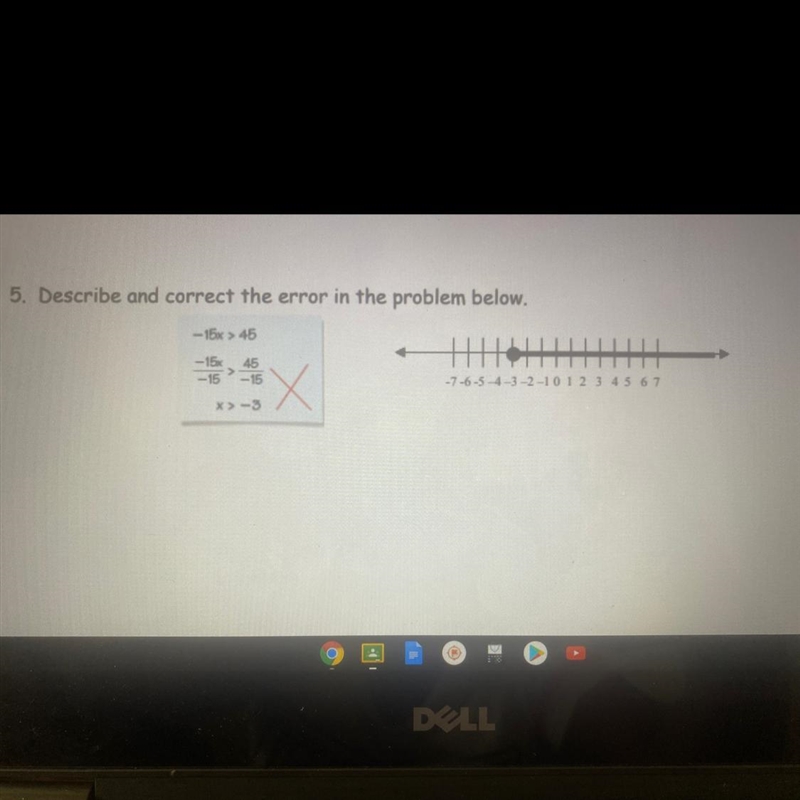 Describe the correct error-example-1