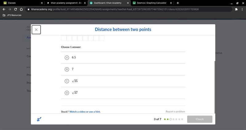 Khan academy distance between two points-example-2