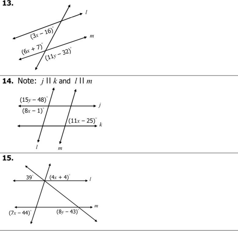 If L || M, find the value of each missing variable(s).-example-1