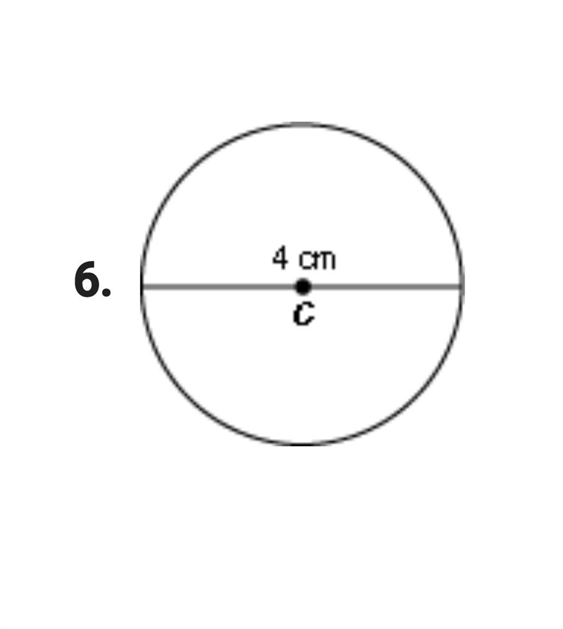 Geometry Question find the area of the circle-example-1