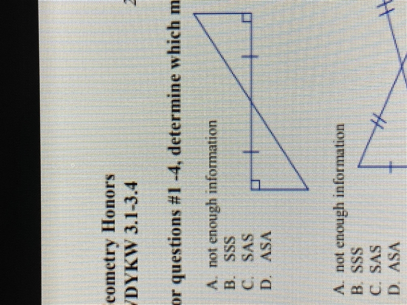 Determine which method of proving congruence can be used-example-1