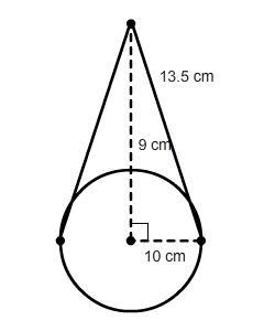 Help??? What is the volume of this right cone? 27π cm³ 200π cm³ 213π cm³ 300π cm³ NOTE-example-1