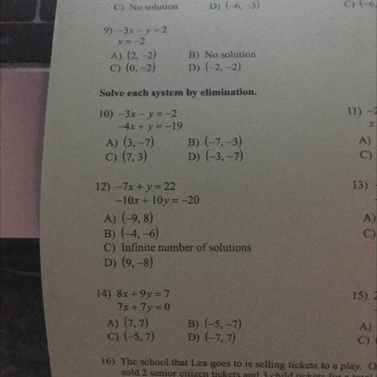 Can i get help with 10, 12, and 14 please? thanks!-example-1