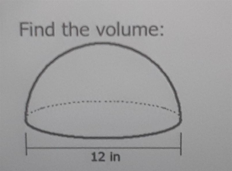 Find the volume with the explanation if possible <3​-example-1